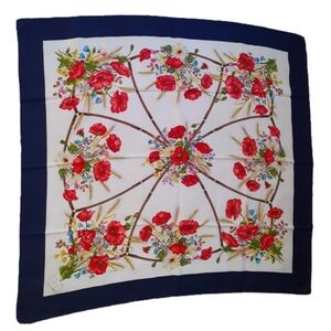 Authentic GUCCI Floral Silk Scarf